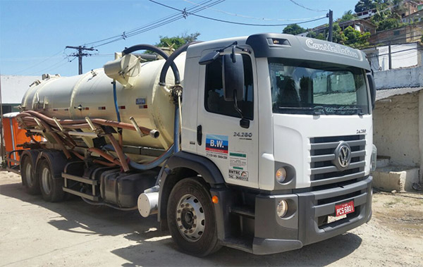 Desobstrução e limpeza de caixas de gordura